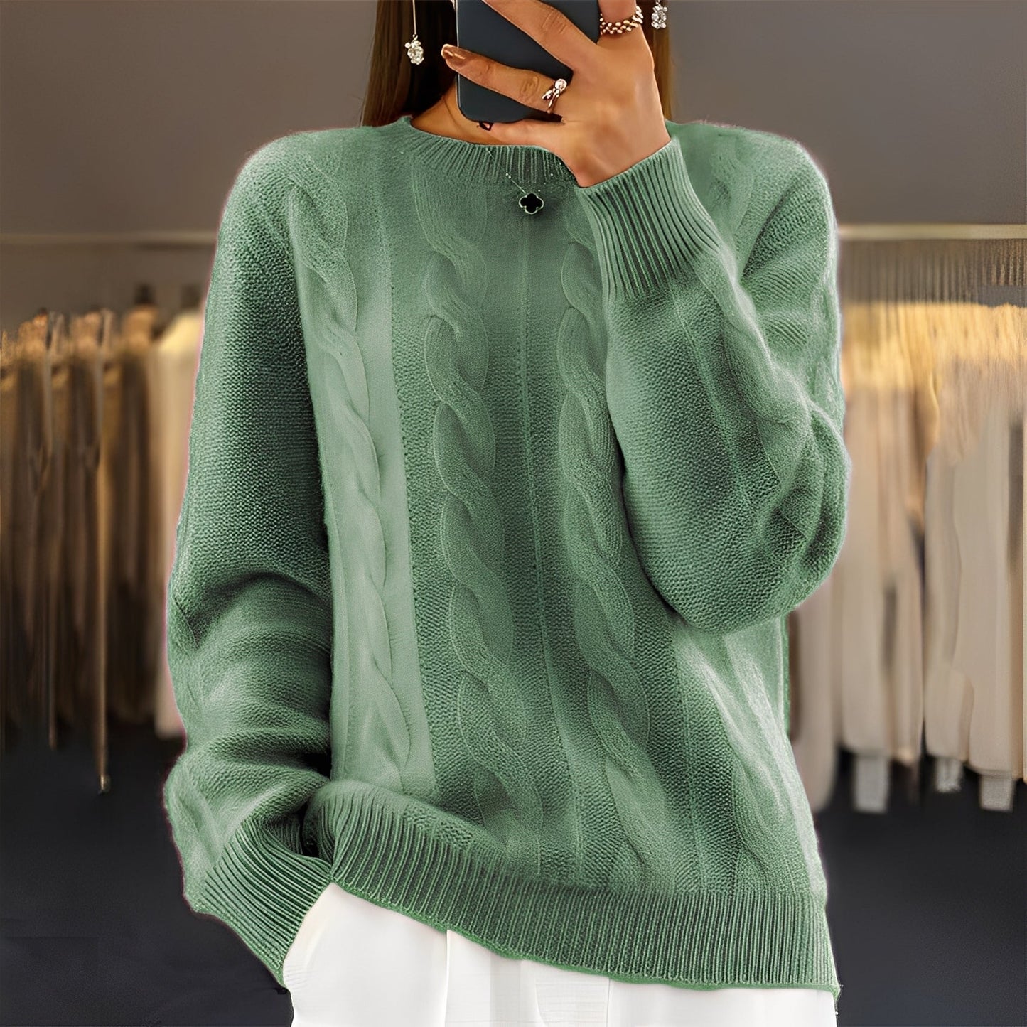 Leanne - Klassisch eleganter Damenpullover