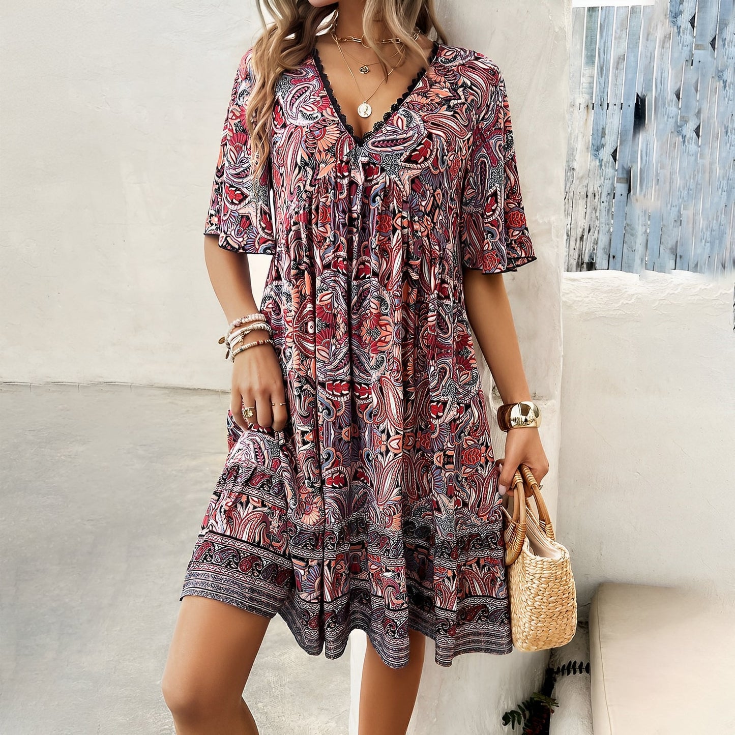 Kristeen - Luftiges Sommerkleid mit stilvollem Design
