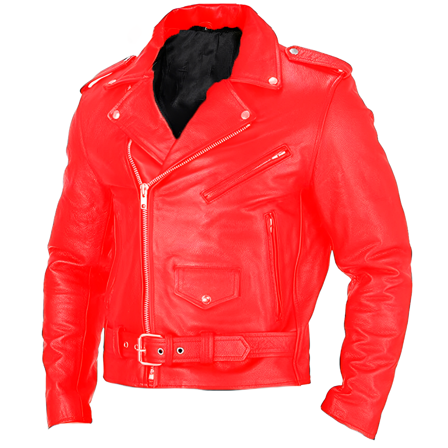 Brandon - Modische Lederjacke für Herren mit vielen Taschen