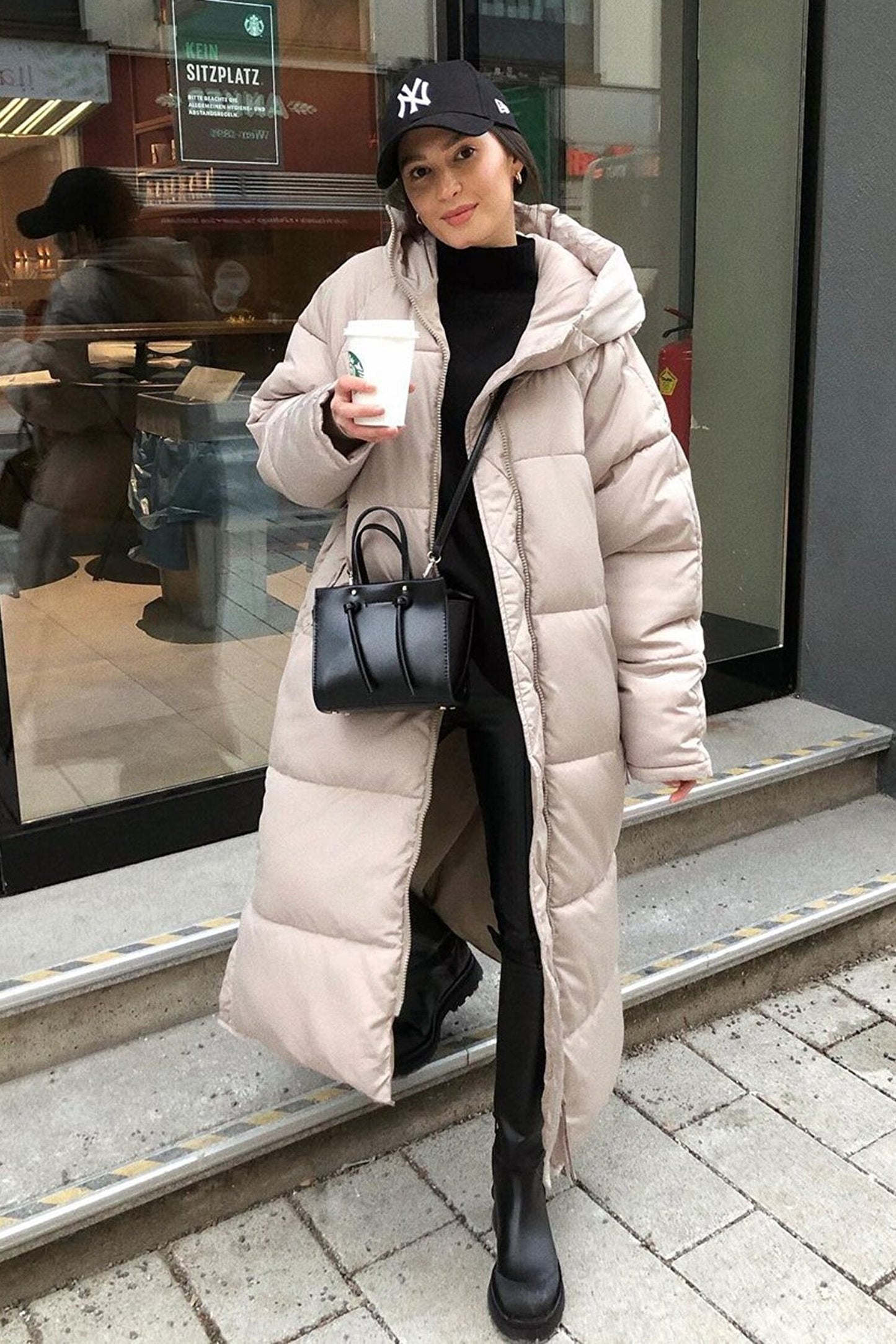 Khloe - Warme, lange, bequeme Damenjacke