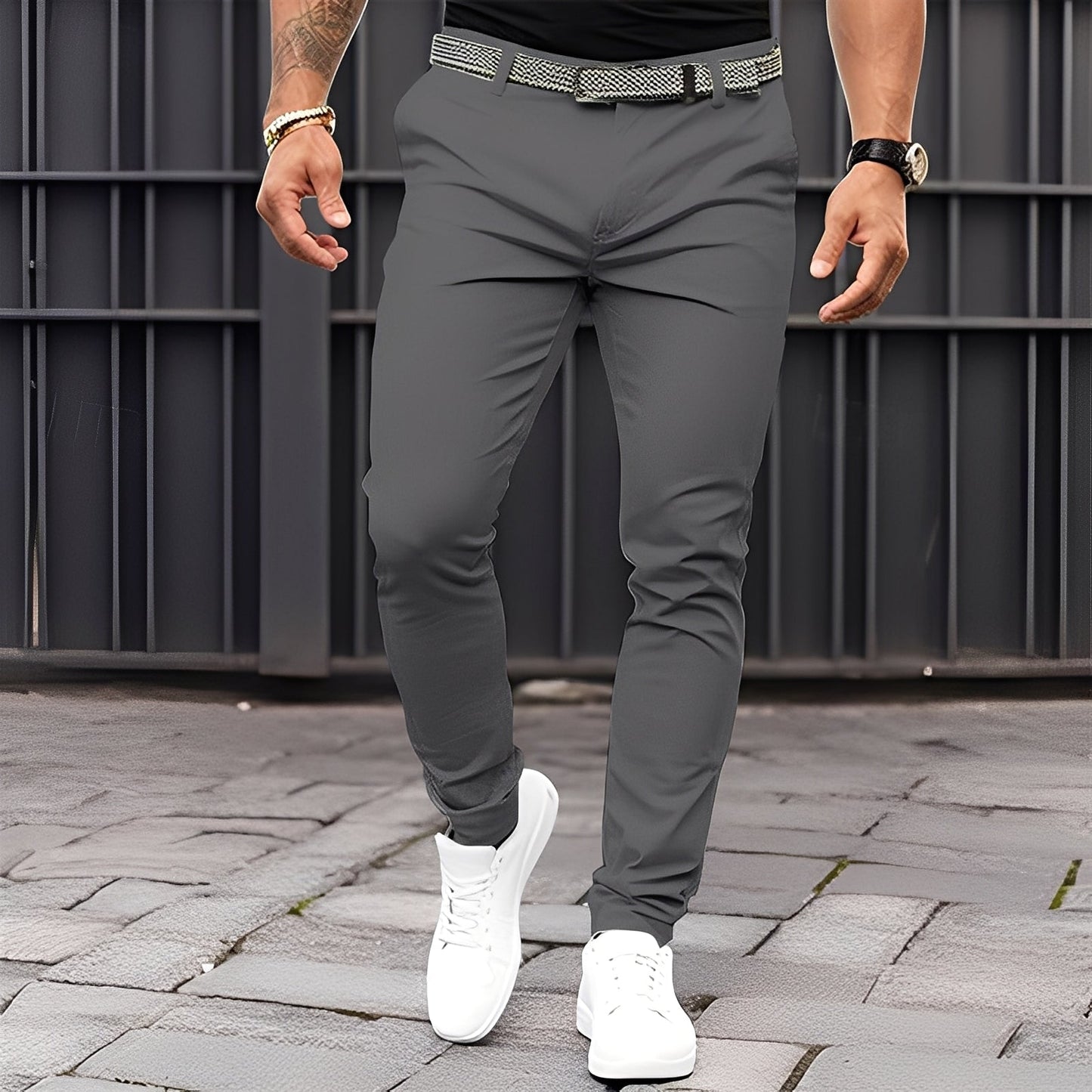 Raphael - Trendige, schmal geschnittene Herrenhose