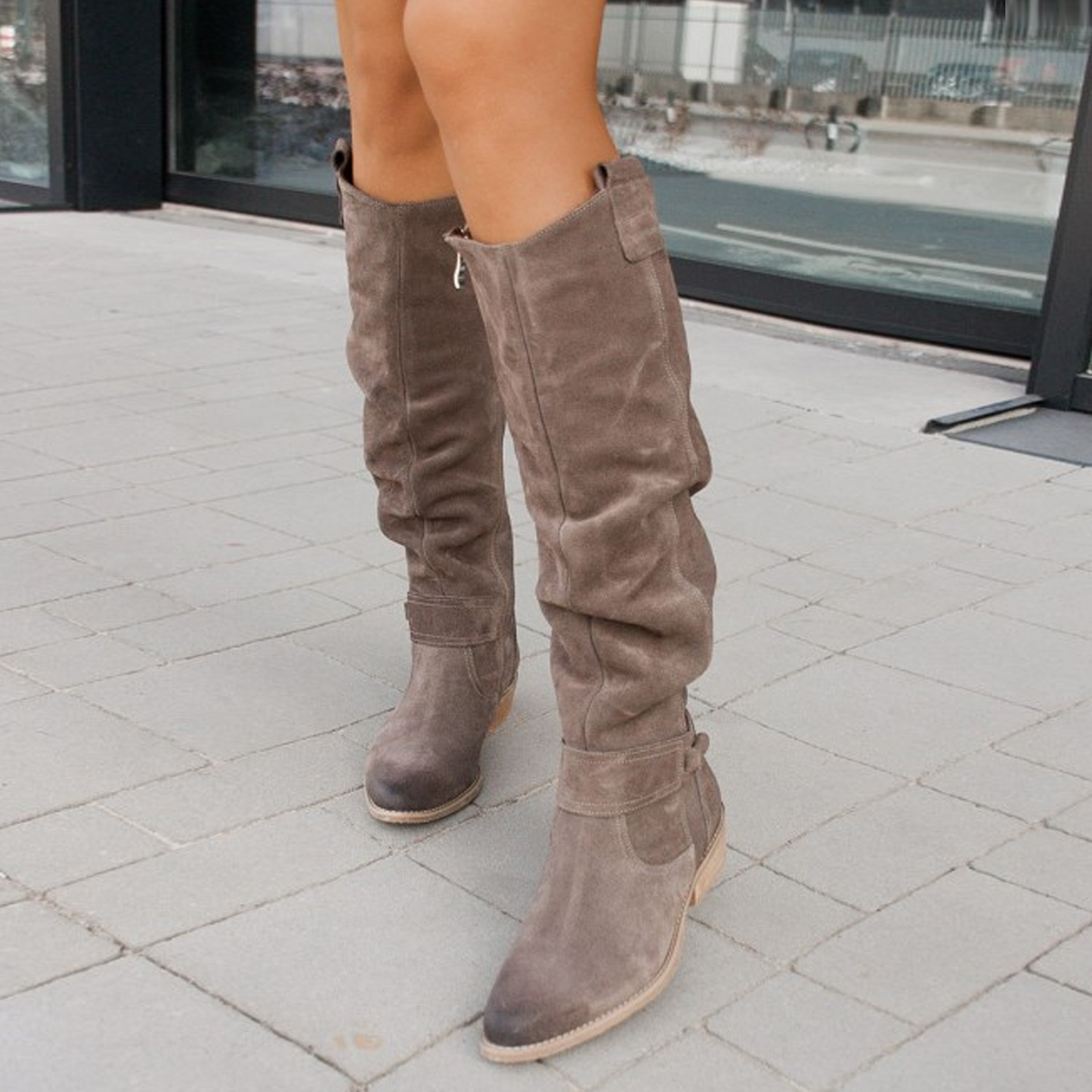 Terina - Leichte kniehohe Damenstiefel