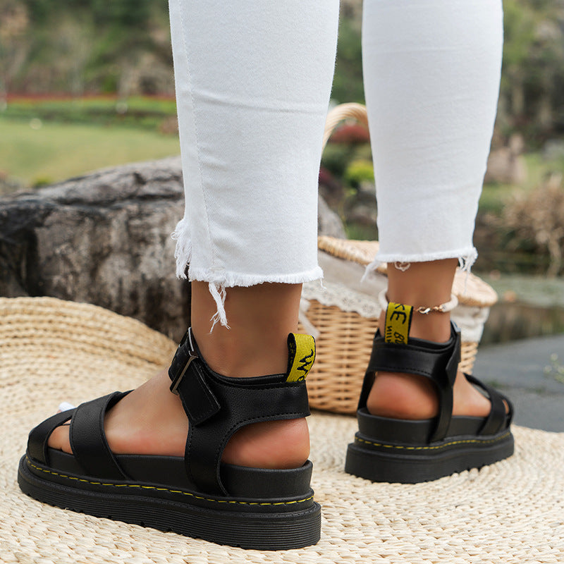 Laurelle - Modische römische Sportsandalen mit Schnalle für Damen