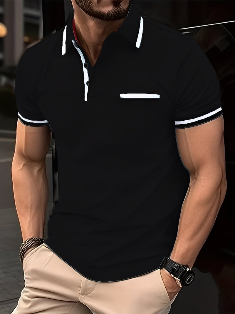 Garrick - Bequemes Herren-Poloshirt mit Tasche