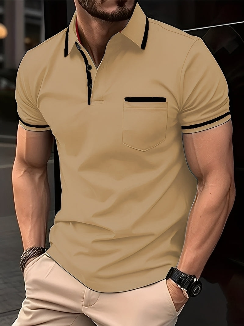 Garrick - Bequemes Herren-Poloshirt mit Tasche