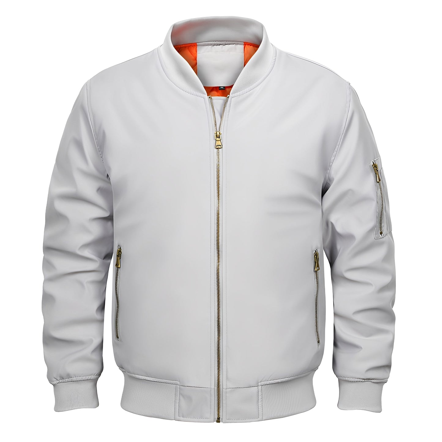 Maynerd - Herren-Bomberjacke mit Taschen und Reißverschluss
