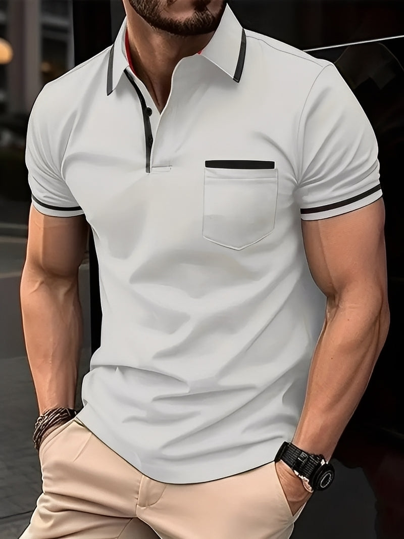 Garrick - Bequemes Herren-Poloshirt mit Tasche