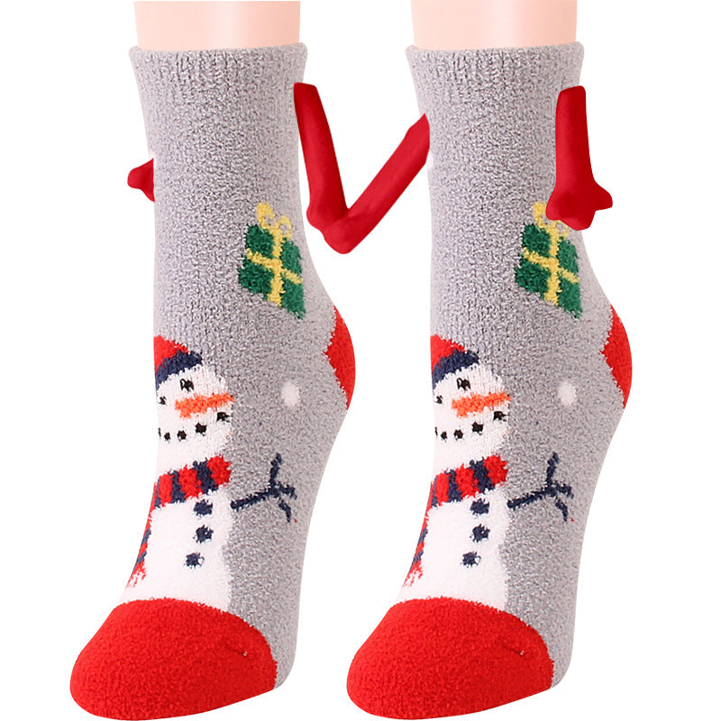 Cailin - Stilvolle Damen-Weihnachtssocken aus Fleece