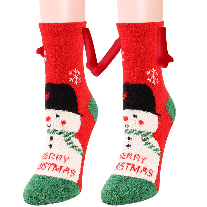 Cailin - Stilvolle Damen-Weihnachtssocken aus Fleece