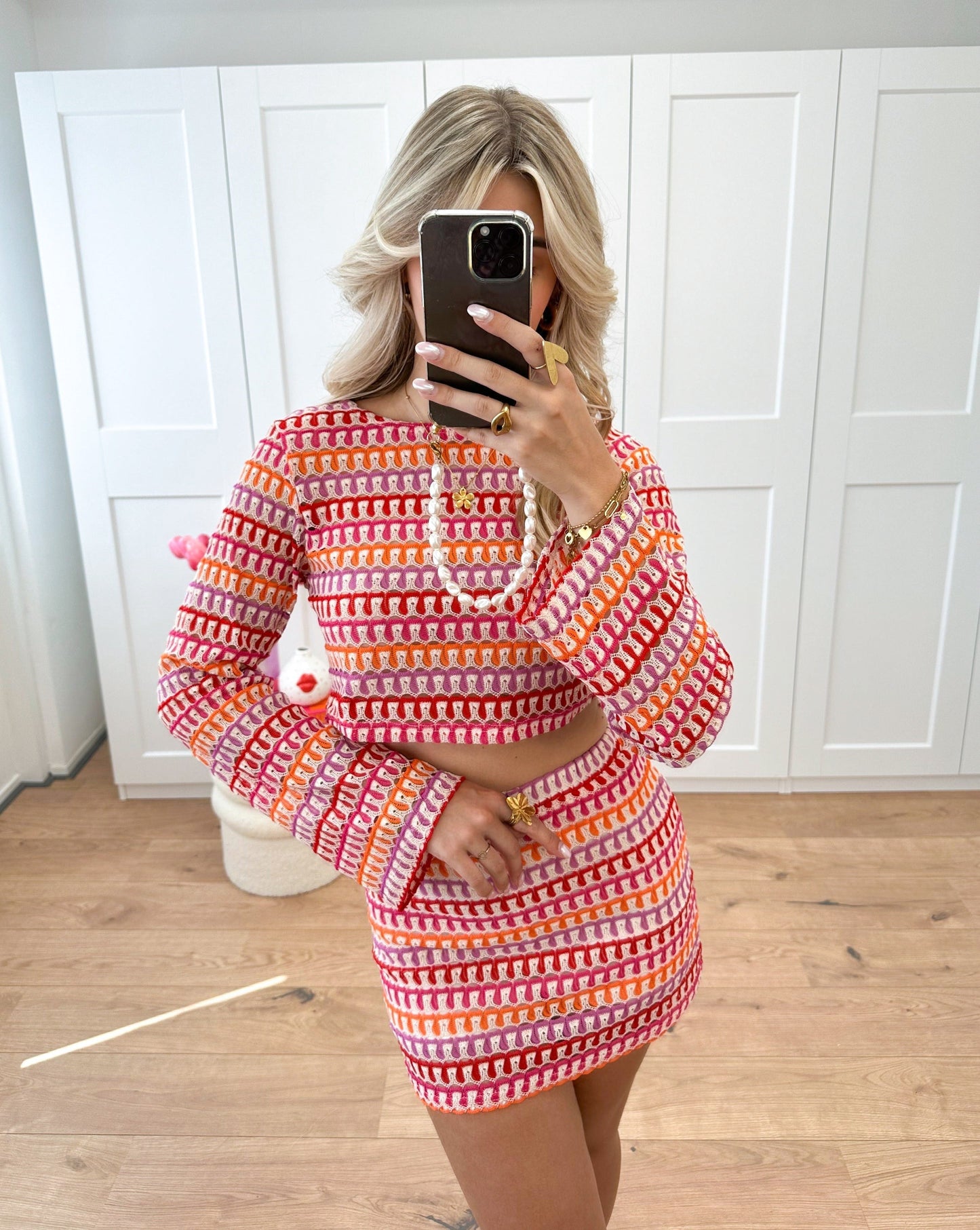 Giada – Ensemble Crop Top und Minirock