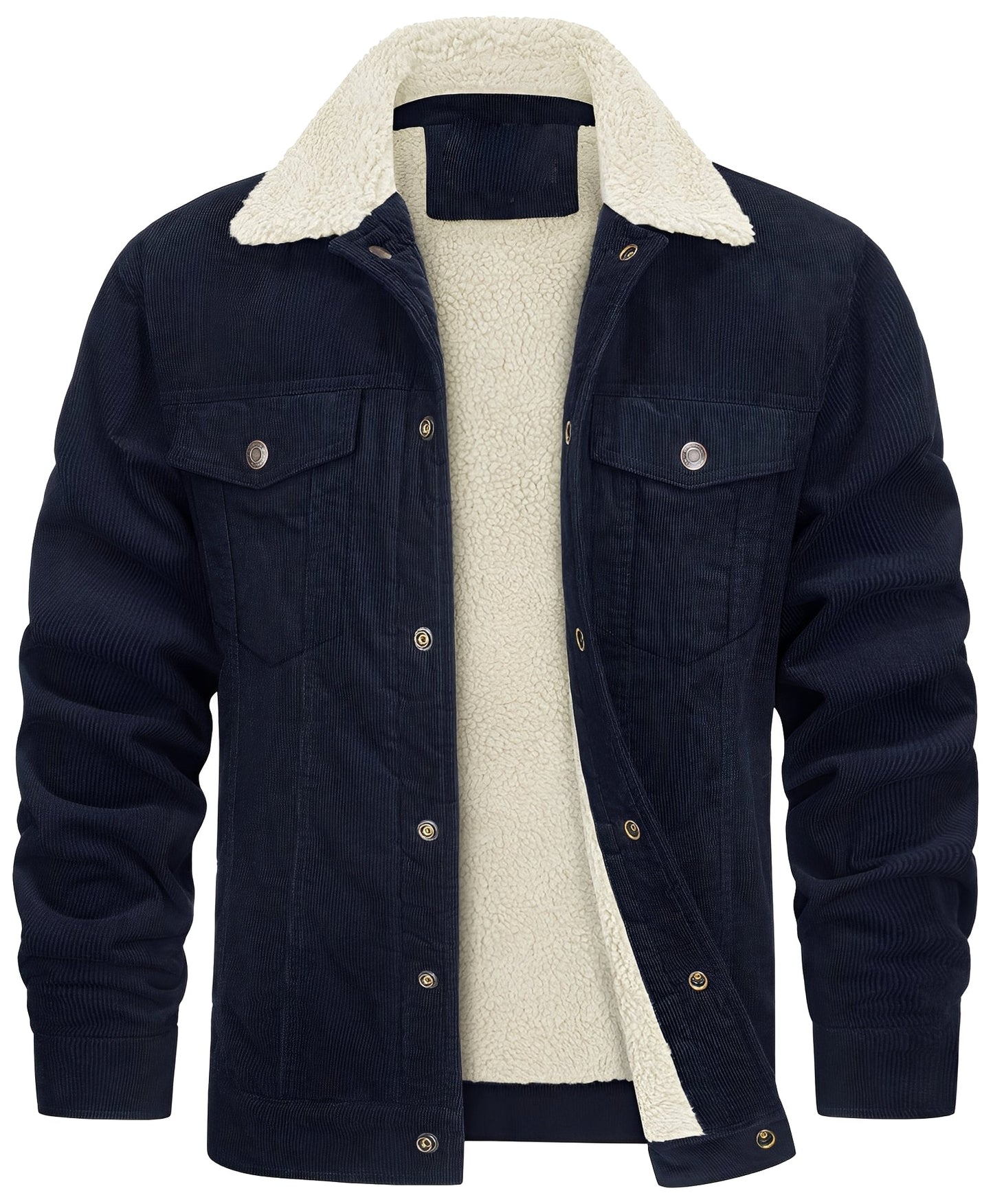 Mack - Klassische Cord-Polsterjacke für Herren
