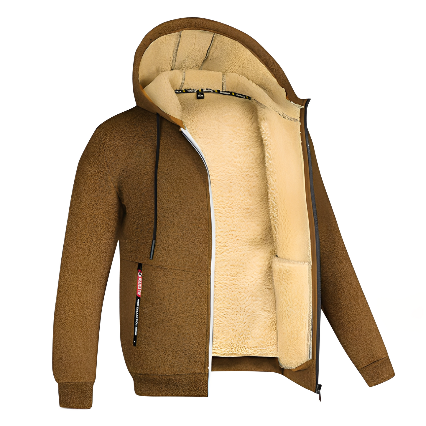 Davin - Komfortable Herren-Fleecejacke mit Kapuze