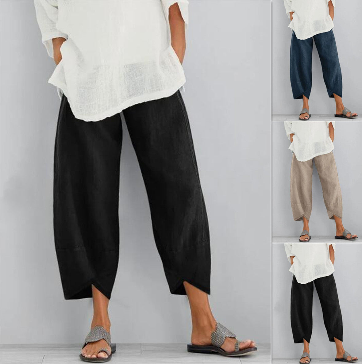 Liliana - Breite luftige Hose für Damen