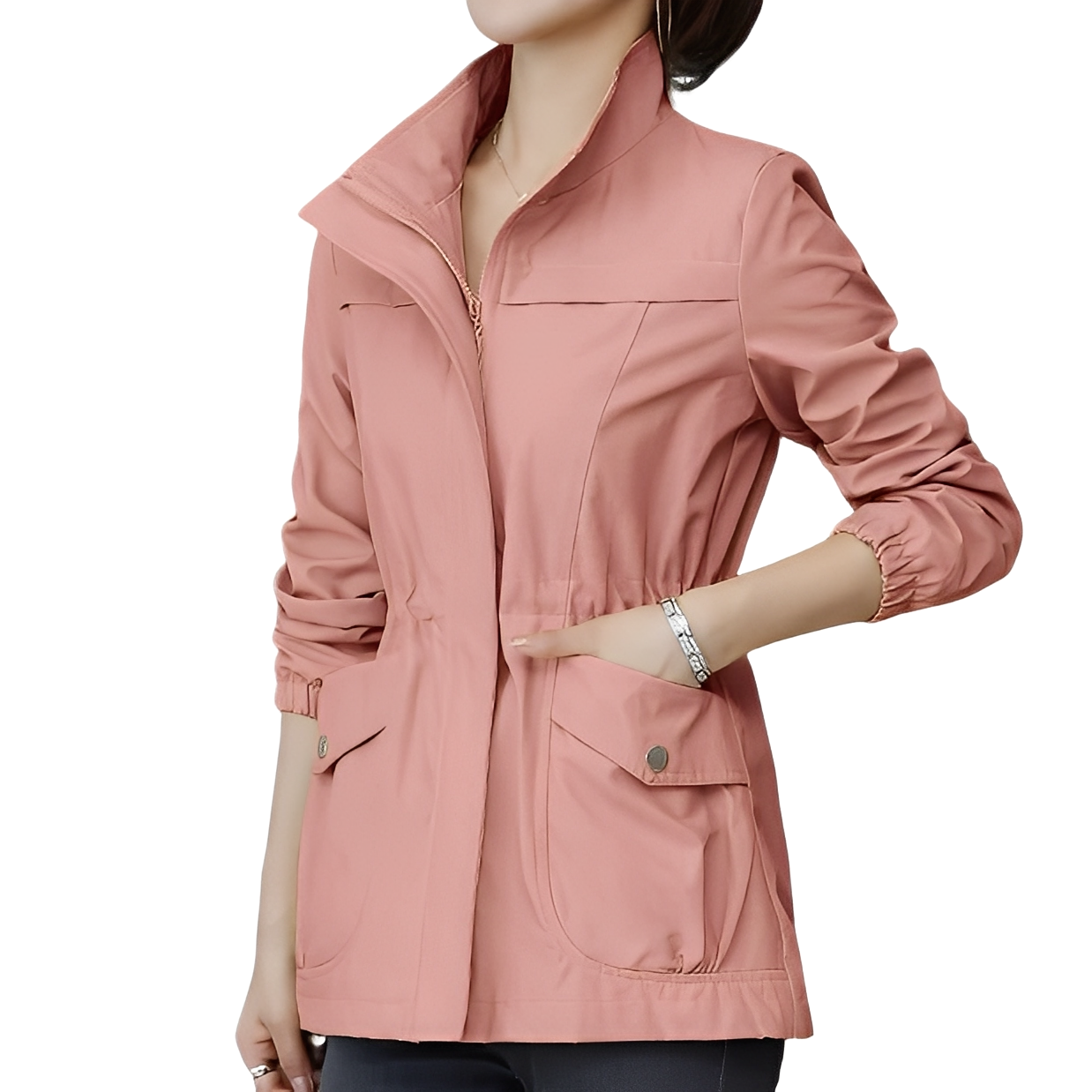 Gwenda - Schicke Damenjacke mit verstellbarer Taille