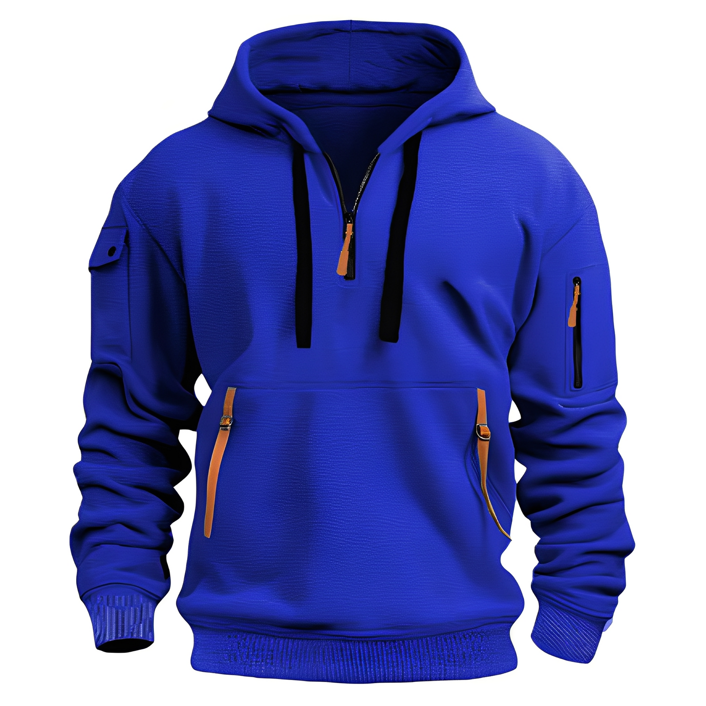 Norton - Eleganter Herren-Hoodie mit halbem Zipper