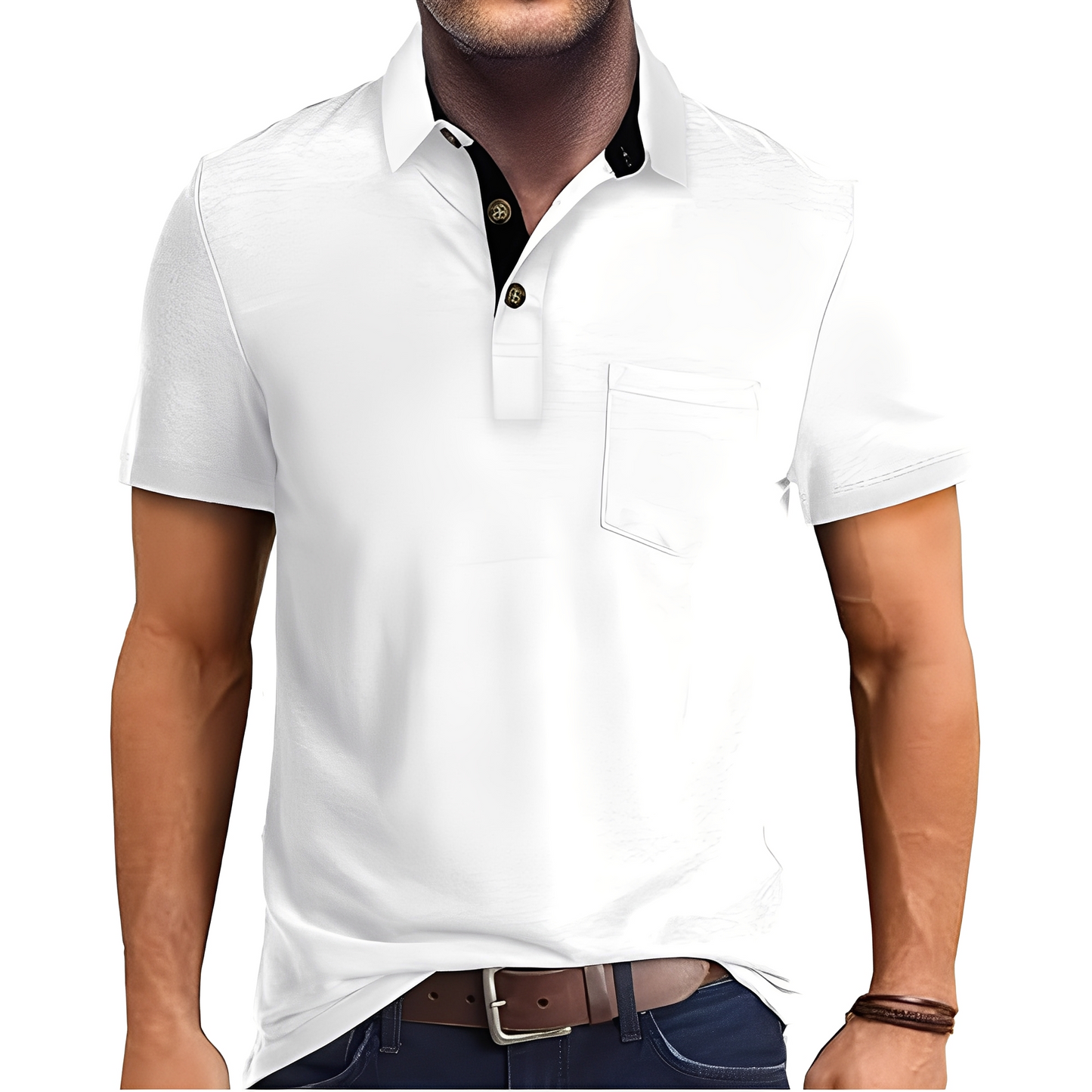 Abner - Klassisches Herren-Poloshirt mit kurzen Ärmeln