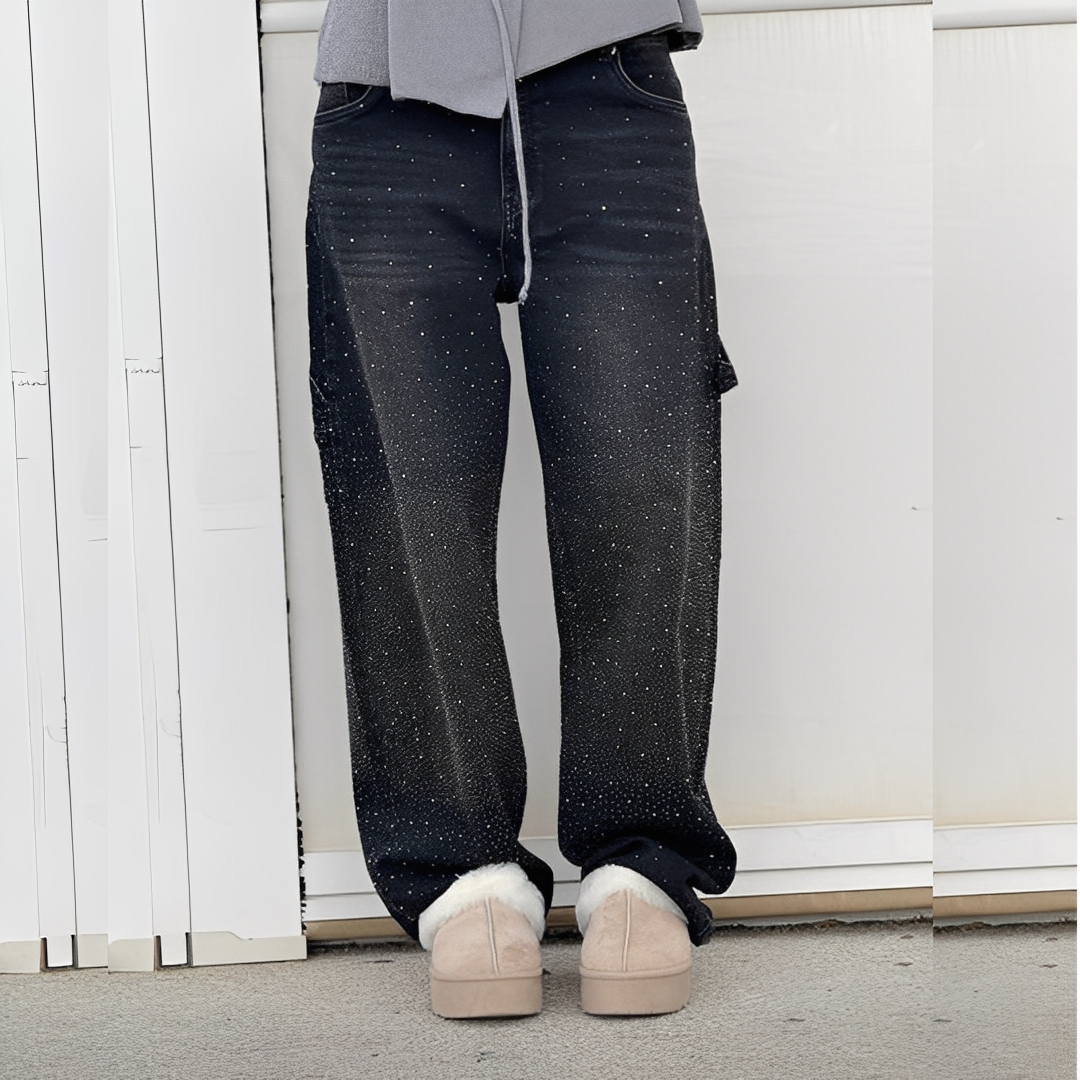 Gigi - Jeans anchos de moda para mujer