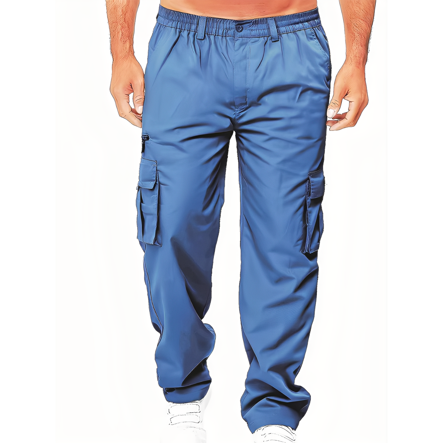 Randolf - Bequeme, weit geschnittene Cargo-Hose für Herren