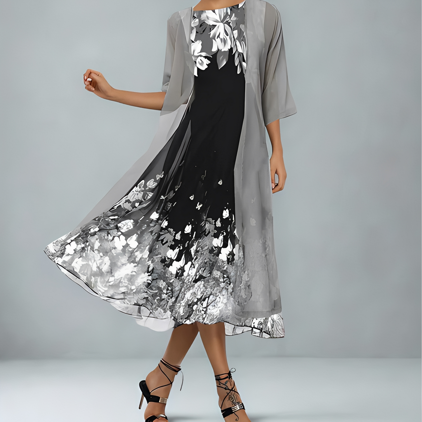 Jeizel - Zweiteiliges Damen-Set mit Blumenmuster