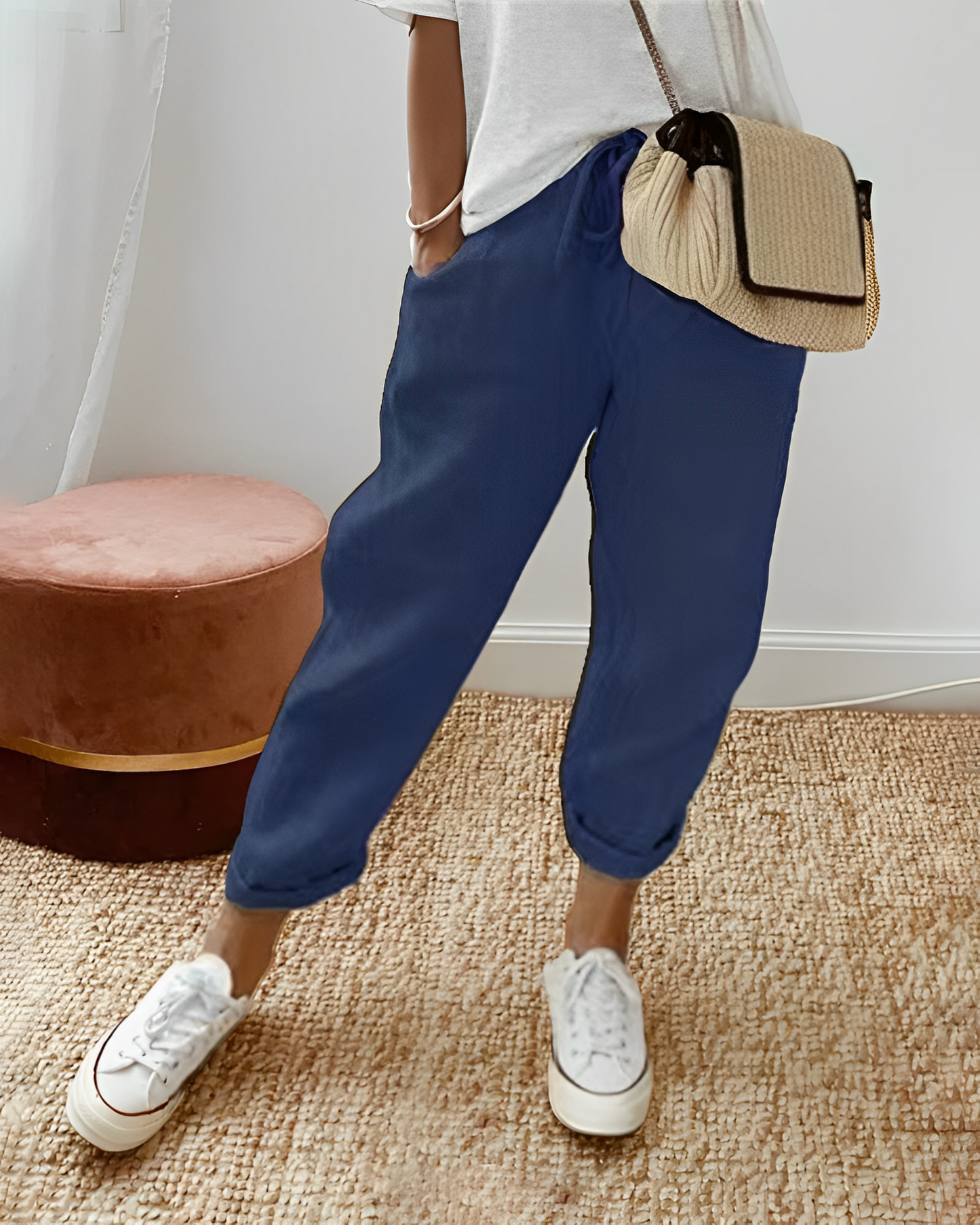 Sherie - Bequeme, lockere Leinenhose für Damen