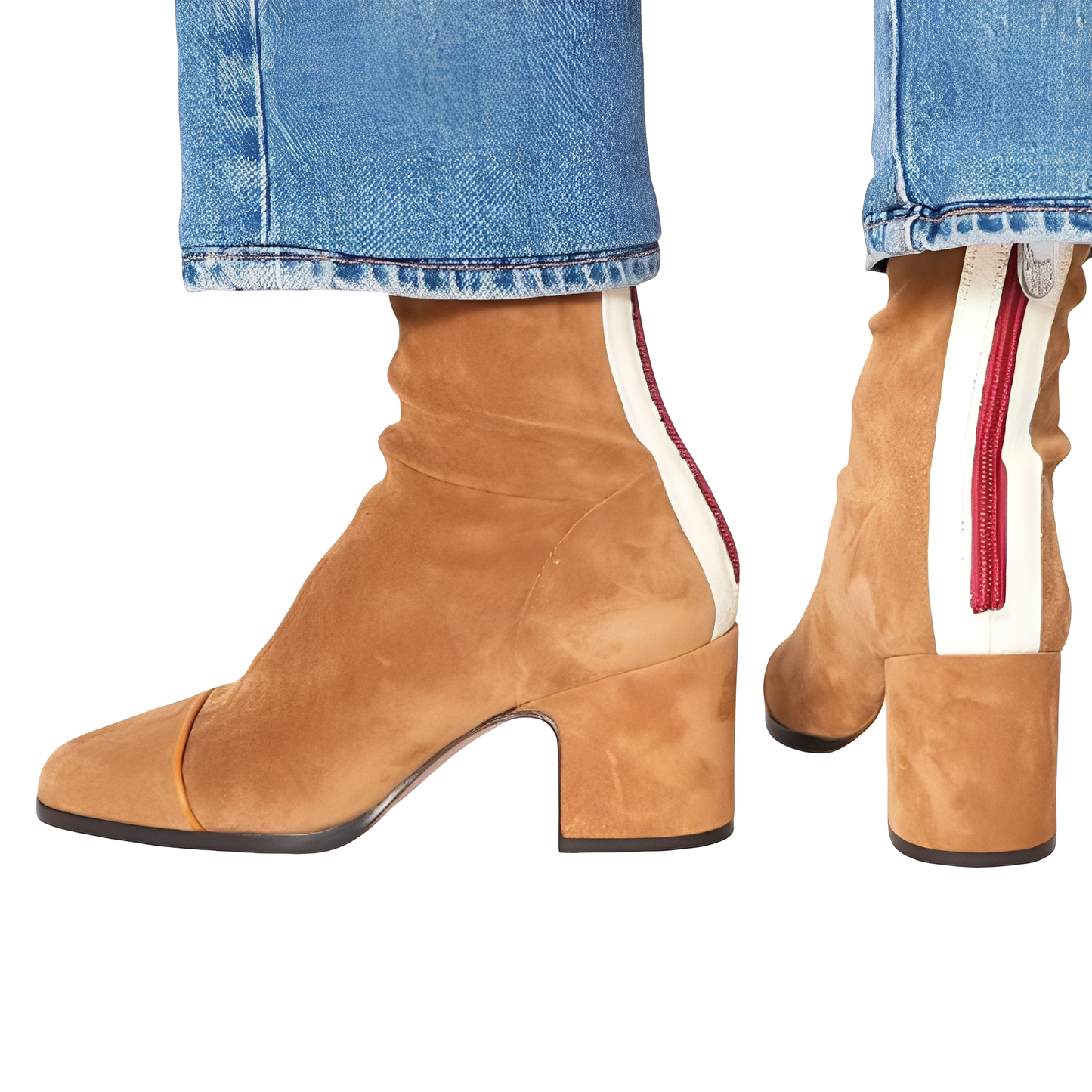 Juliana - Elegantní dámské kotníkové boty s blokovým podpatkem