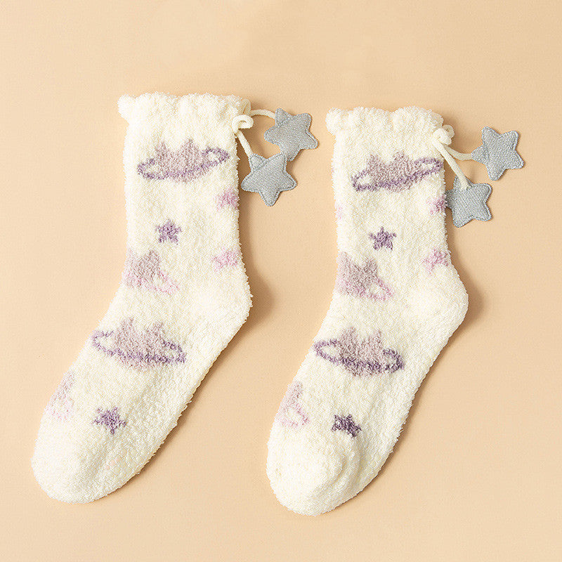 Ramona - Elegante, warme Damen-Fleece-Wintersocken