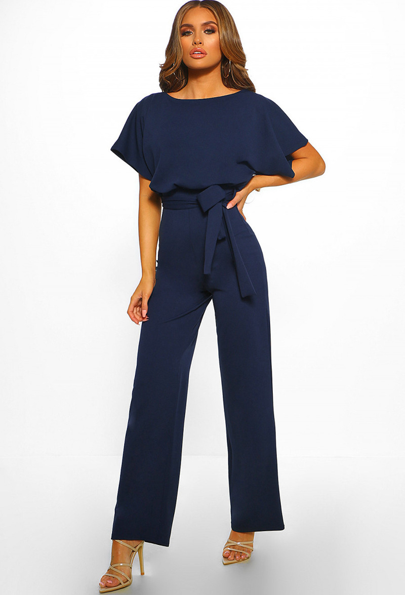 Arline - Schicker Damen-Jumpsuit mit Gürtel zum Binden