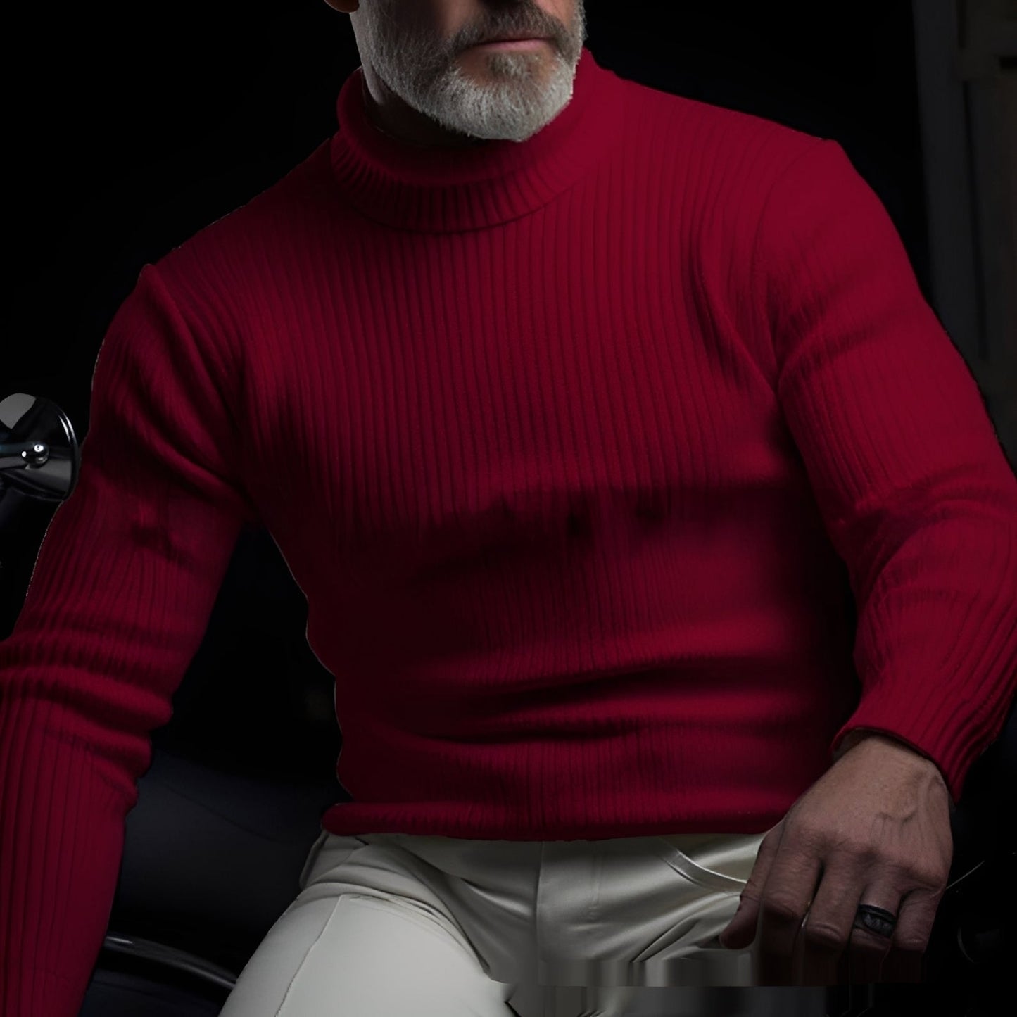 Jaron - Komfortabler Herrenrollkragenpullover