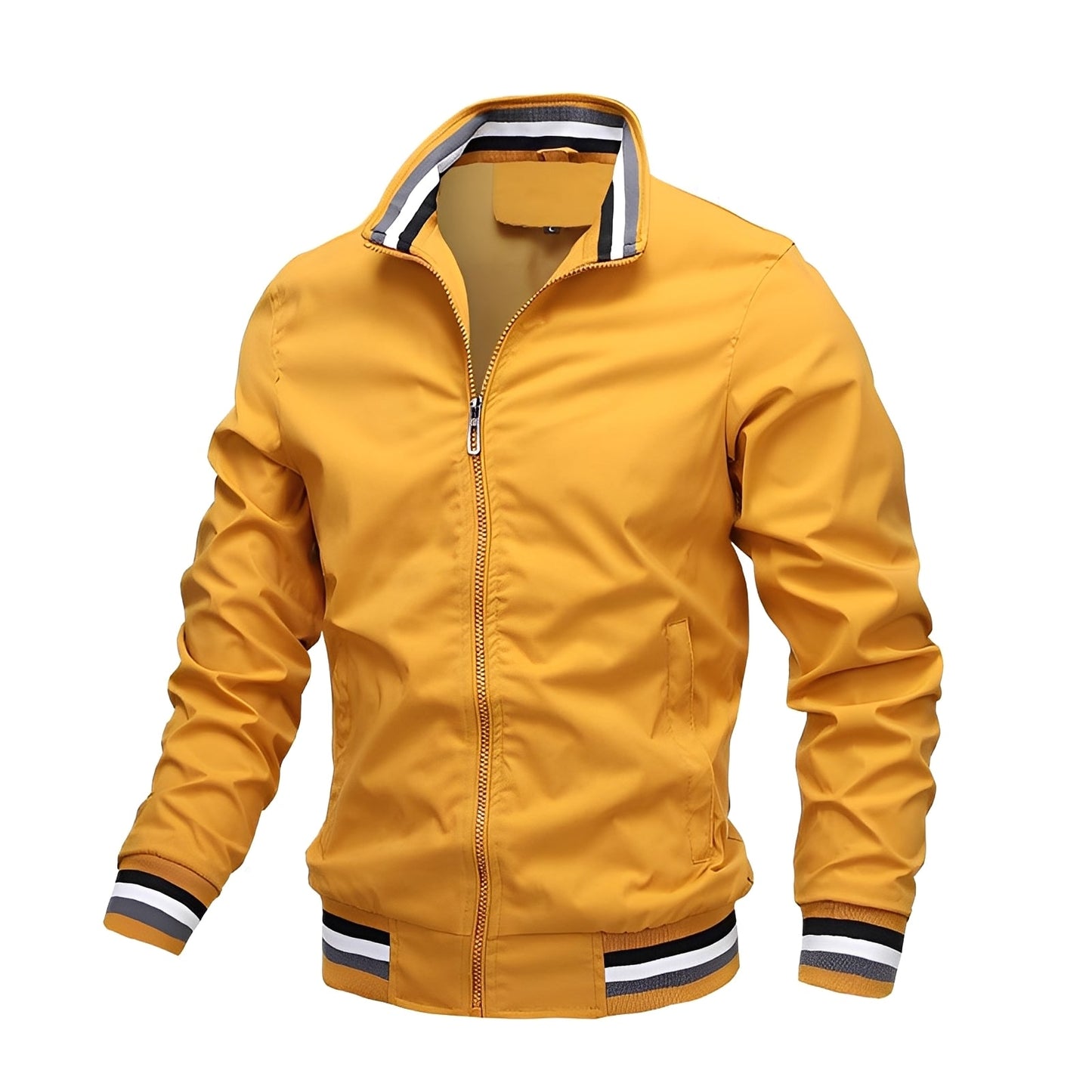 Jeremy - Bequeme Herren-Bomberjacke mit Streifen