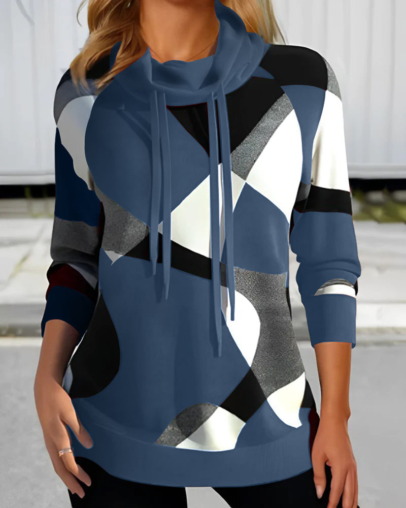 Gabrielle - Komfortabler Hoodie mit Farbblock-Design für Damen