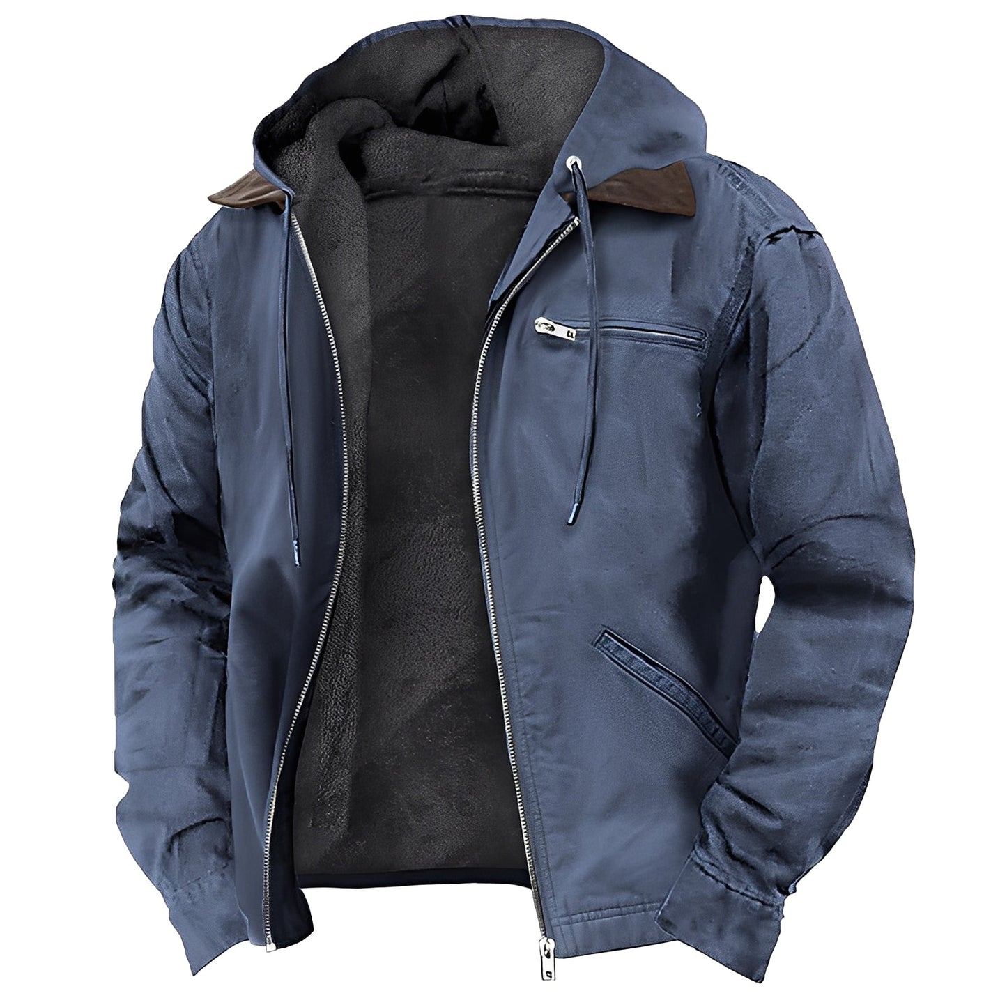 Adrian - Warme Outdoor-Männerjacke mit Kapuze