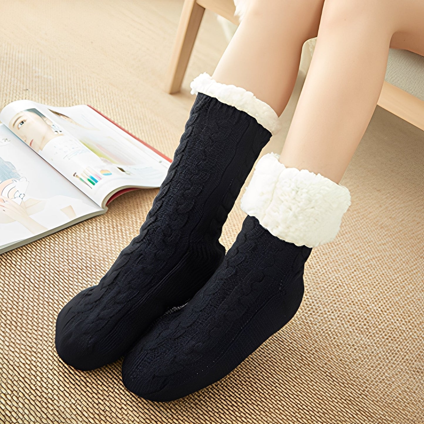 Jessica - Kuschelige Winter-Plüschsocken für Damen und Herren