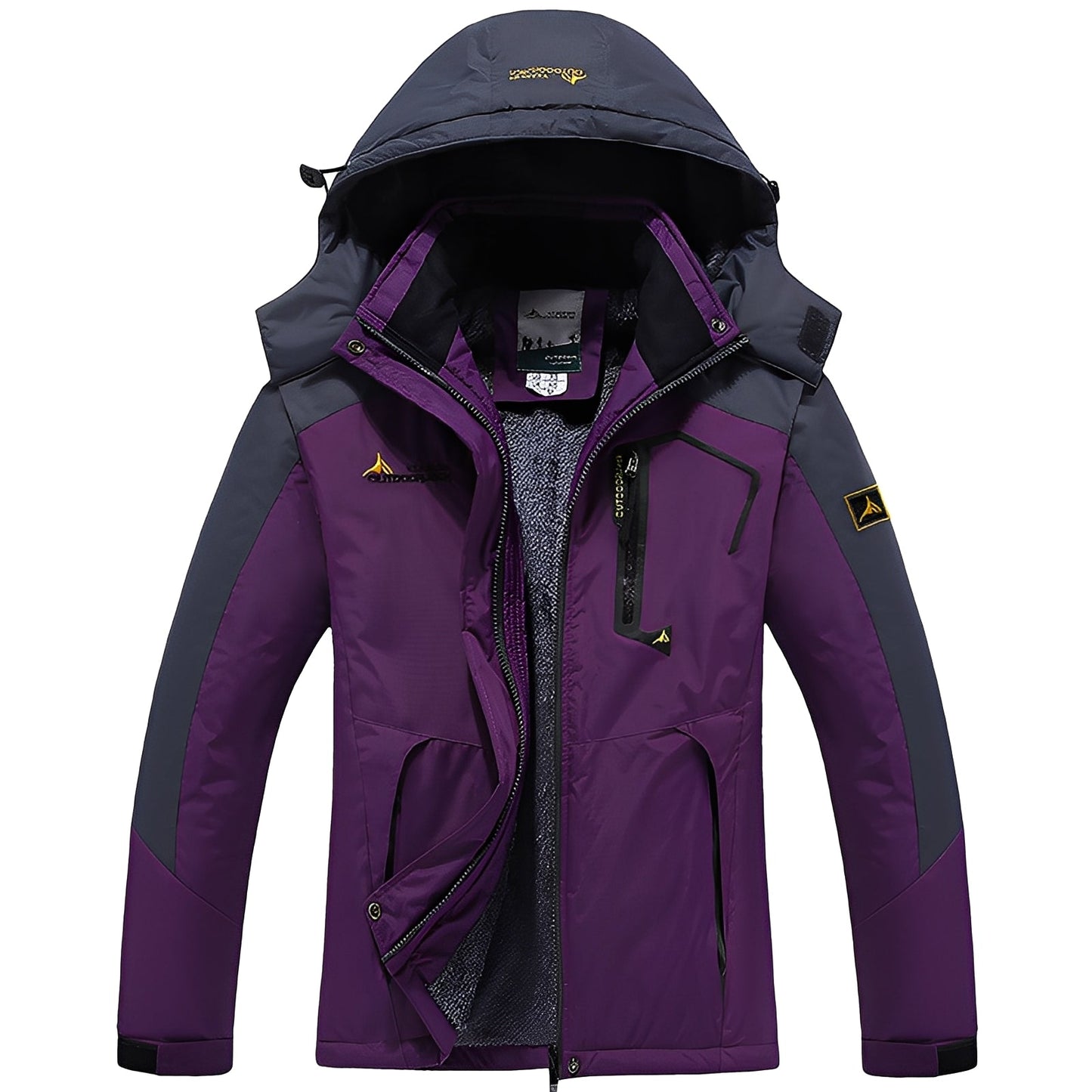 Heather - Elegante, warme Damenjacke für den Winter mit Fleece-Futter