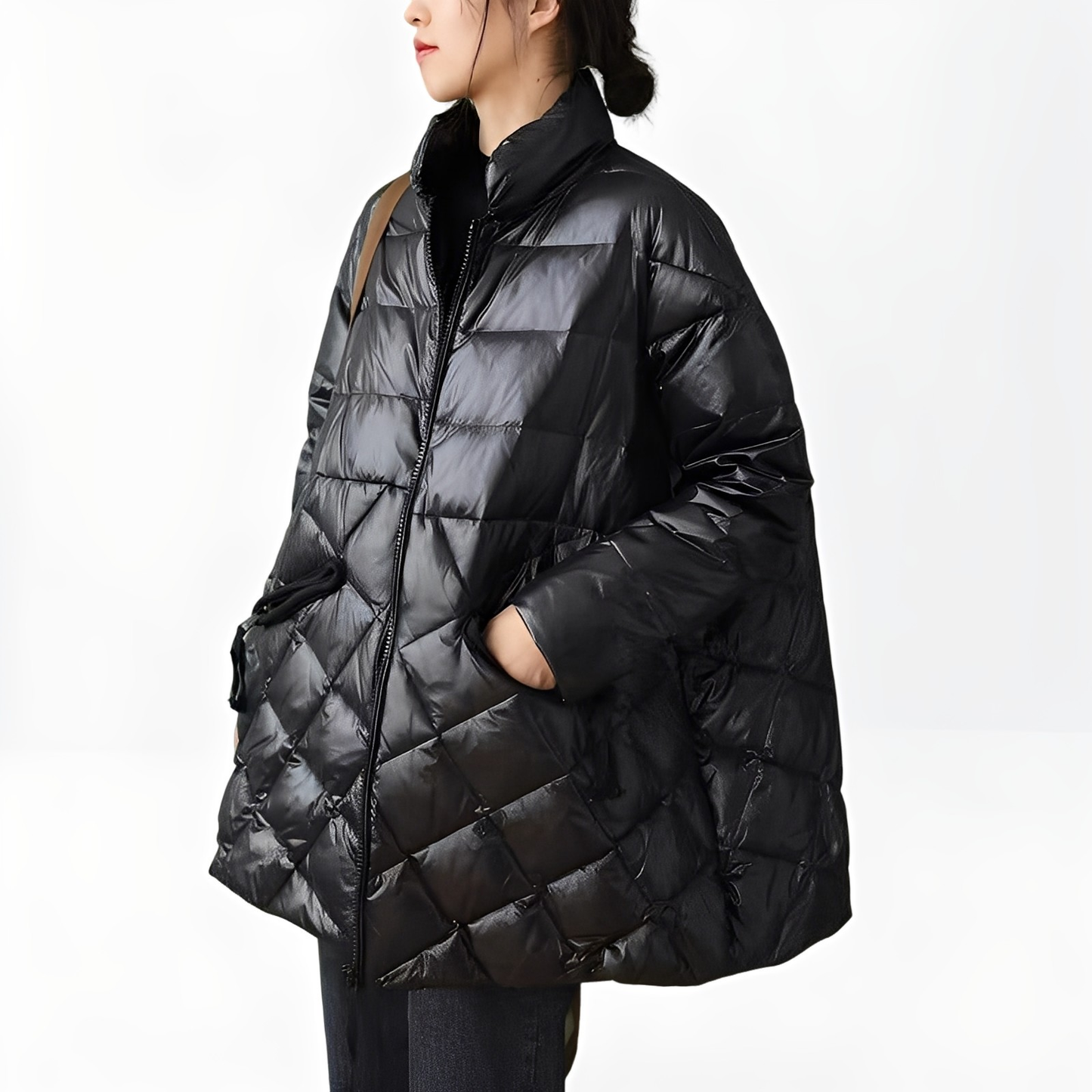 Emily - Kuschelige Damenjacke mit Taschen und Reißverschluss