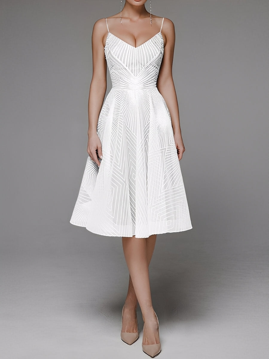 Anabelle - Schickes ärmelloses Damenkleid mit Trägern