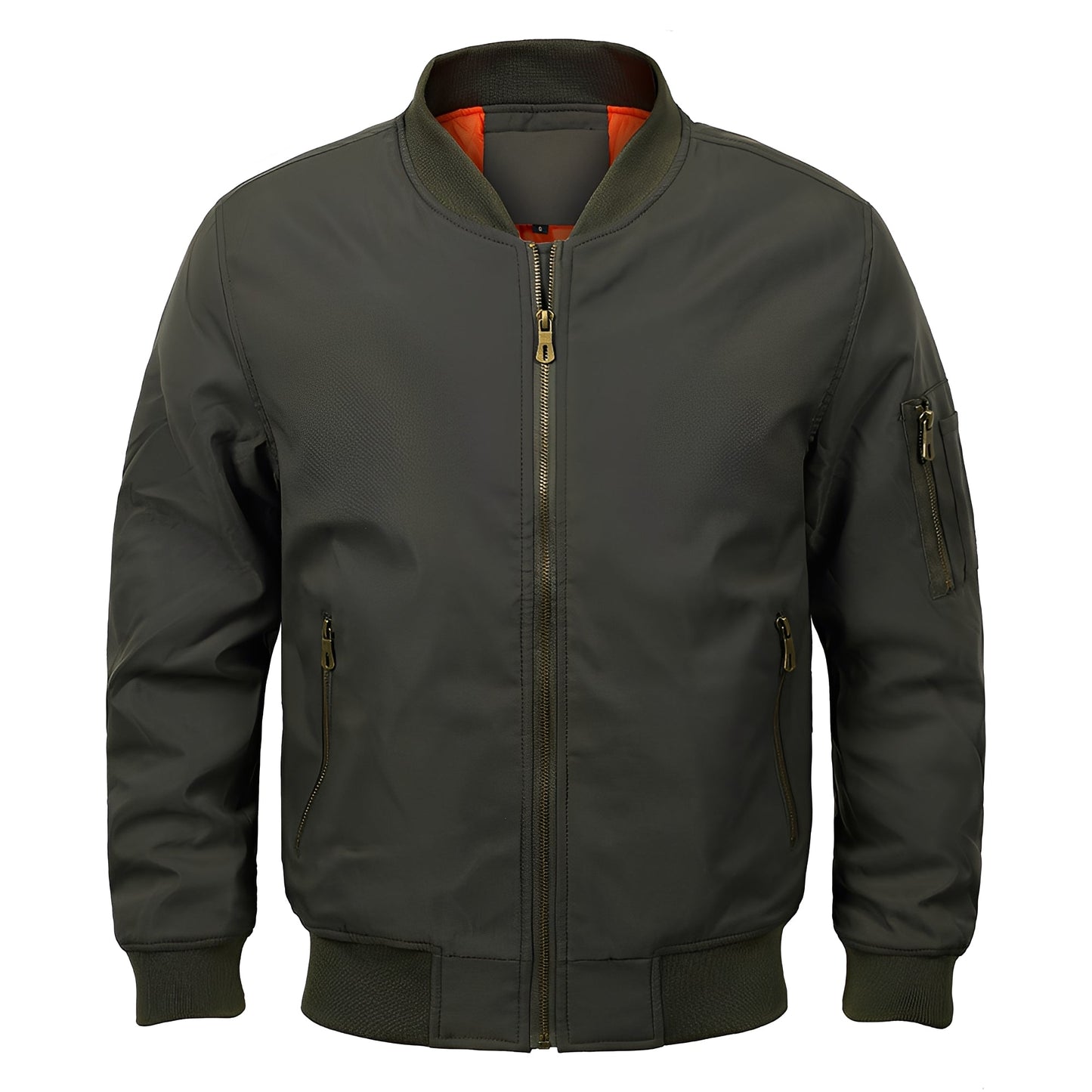 Maynerd - Herren-Bomberjacke mit Taschen und Reißverschluss