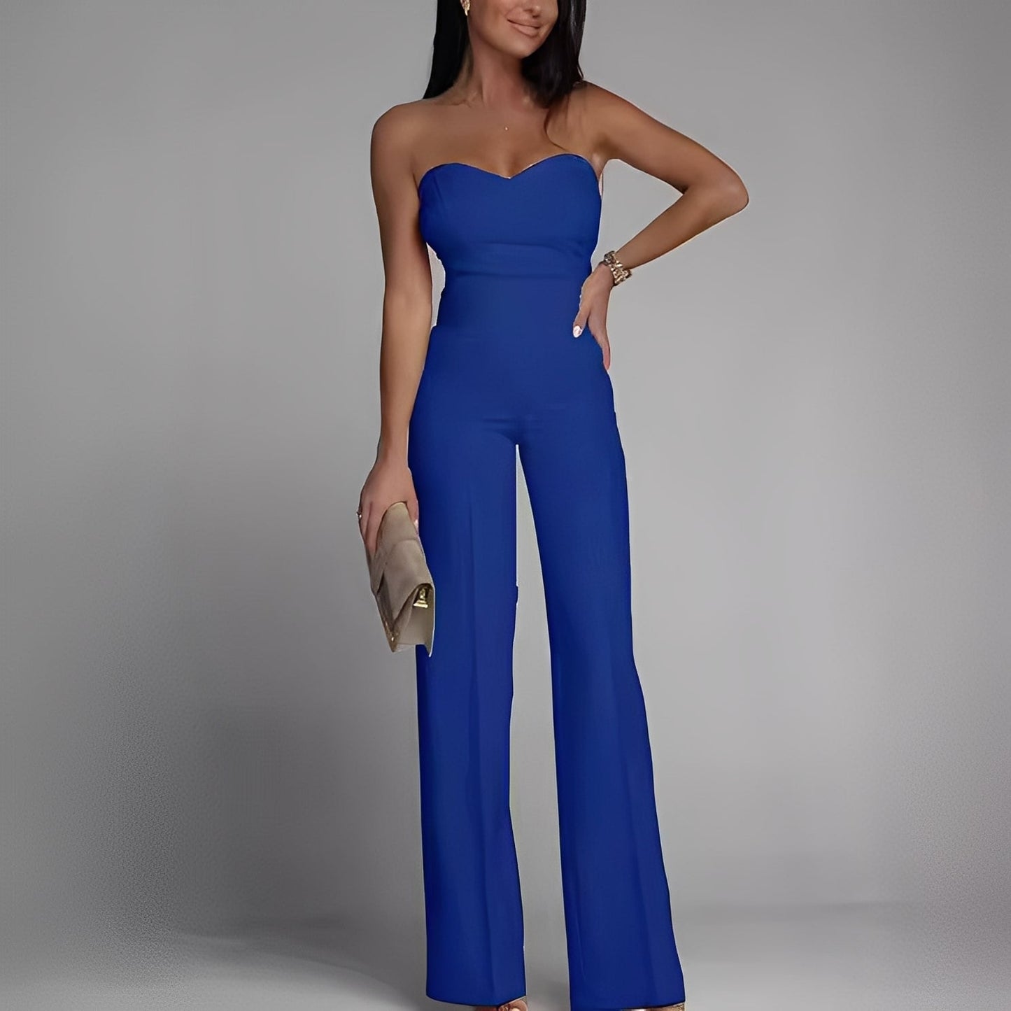 Briley - Stilvoller, eleganter, trägerloser Damen-Jumpsuit