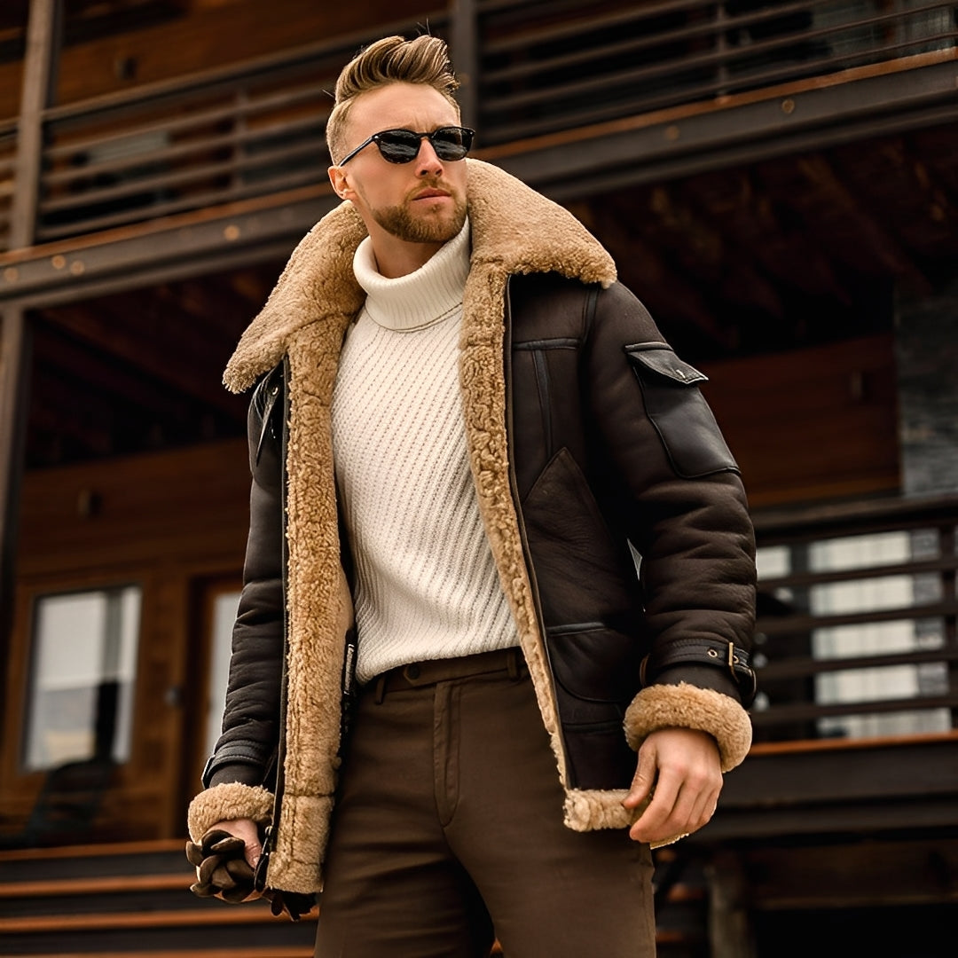Jarod - Trendige Winterjacke mit Fleece für Herren
