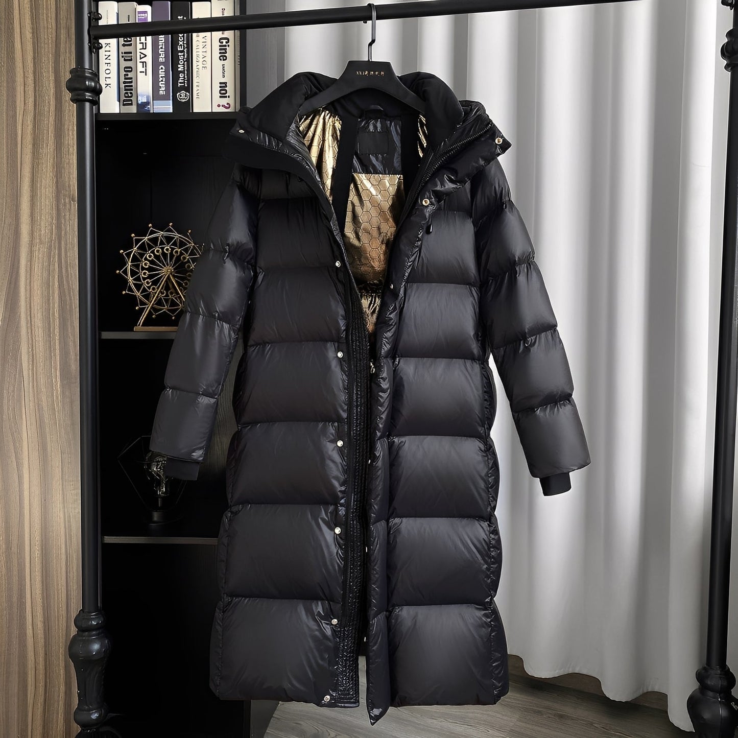 Mildred - Bequeme lange Winterjacke für Damen