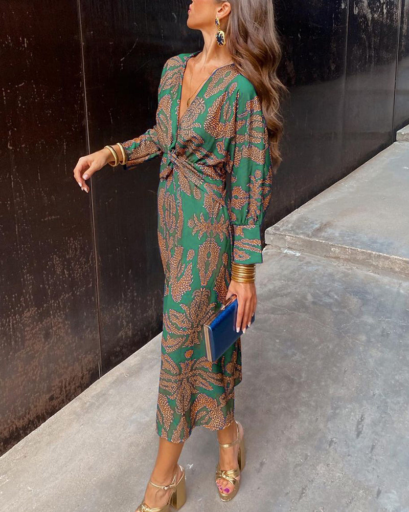 Irma - Schlankes Langes Uni-Sommerkleid