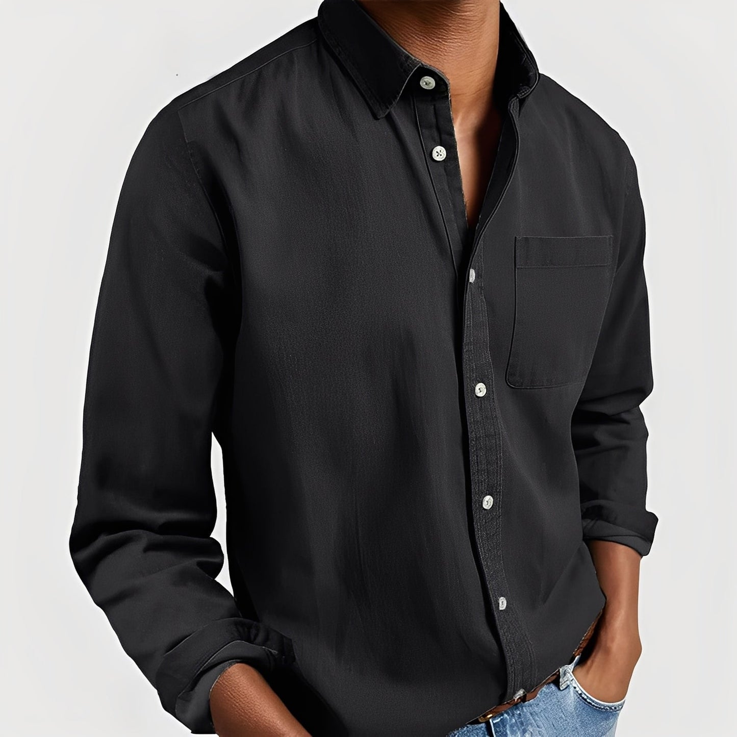 Tanner - Herren-Casualshirt mit Tasche