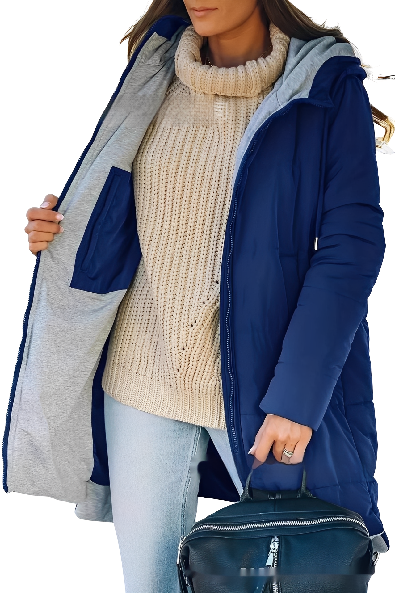 Lesley - Stilvolle Daunenjacke mit Kapuze für Damen