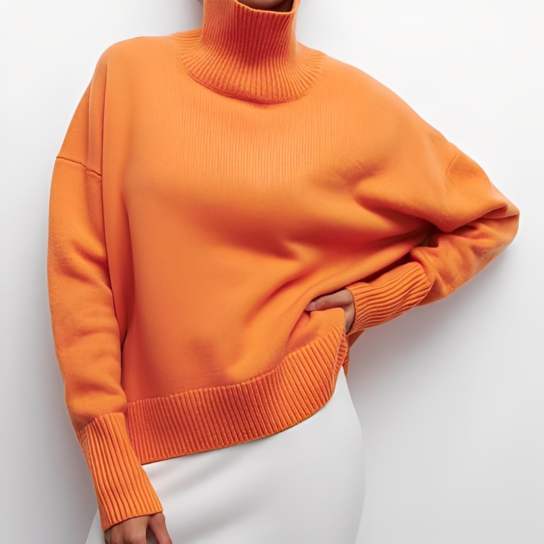 Sharon - Bequemer und lässiger Damenpullover