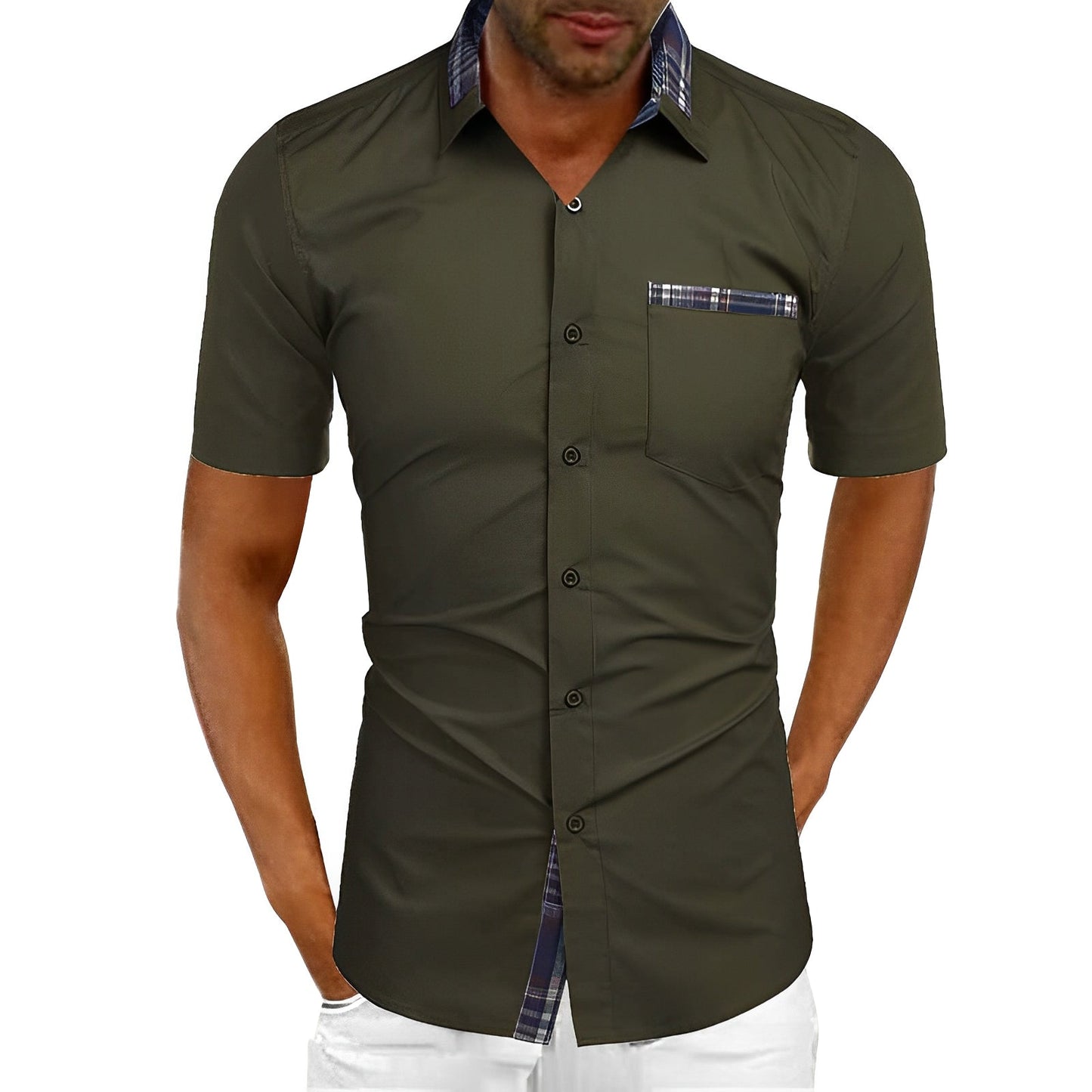Weldon - Herren Freizeit-Buttondown-Hemd