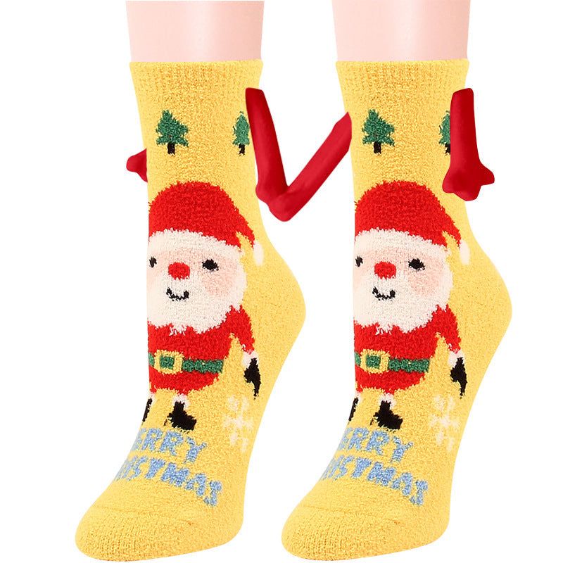 Cailin - Stilvolle Damen-Weihnachtssocken aus Fleece