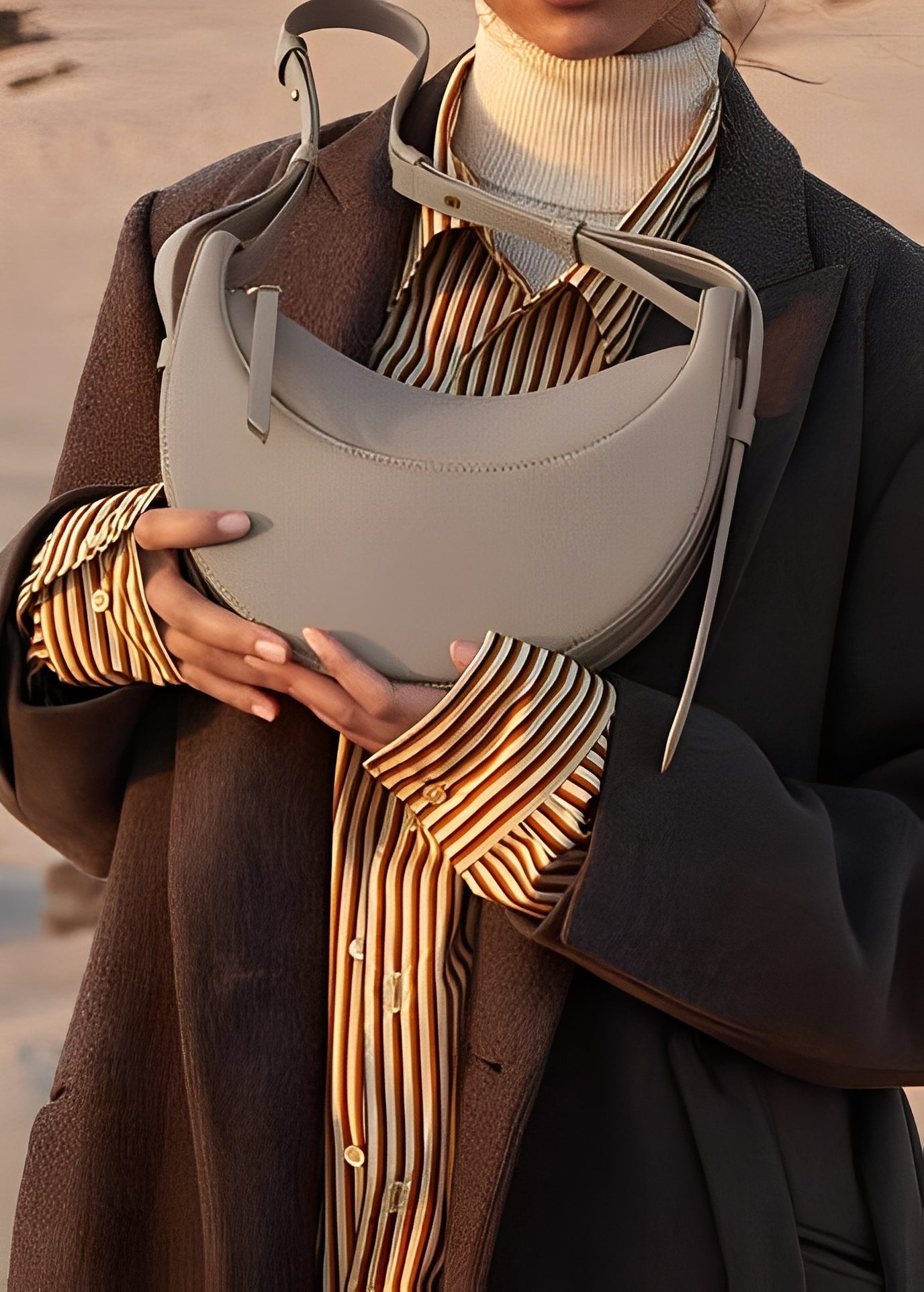 Oralie - Schicke Halbmond-Schultertasche für Frauen