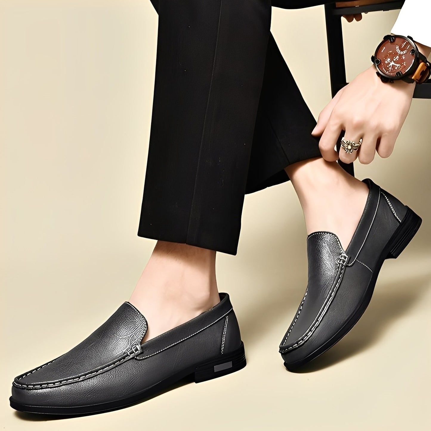 Corwin - Modische Herrenschuhe aus Leder