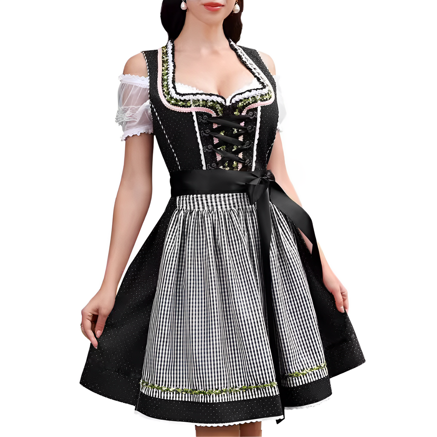 Ericka - Schickes, attraktives Oktoberfest-Mini-Dirndl für Damen