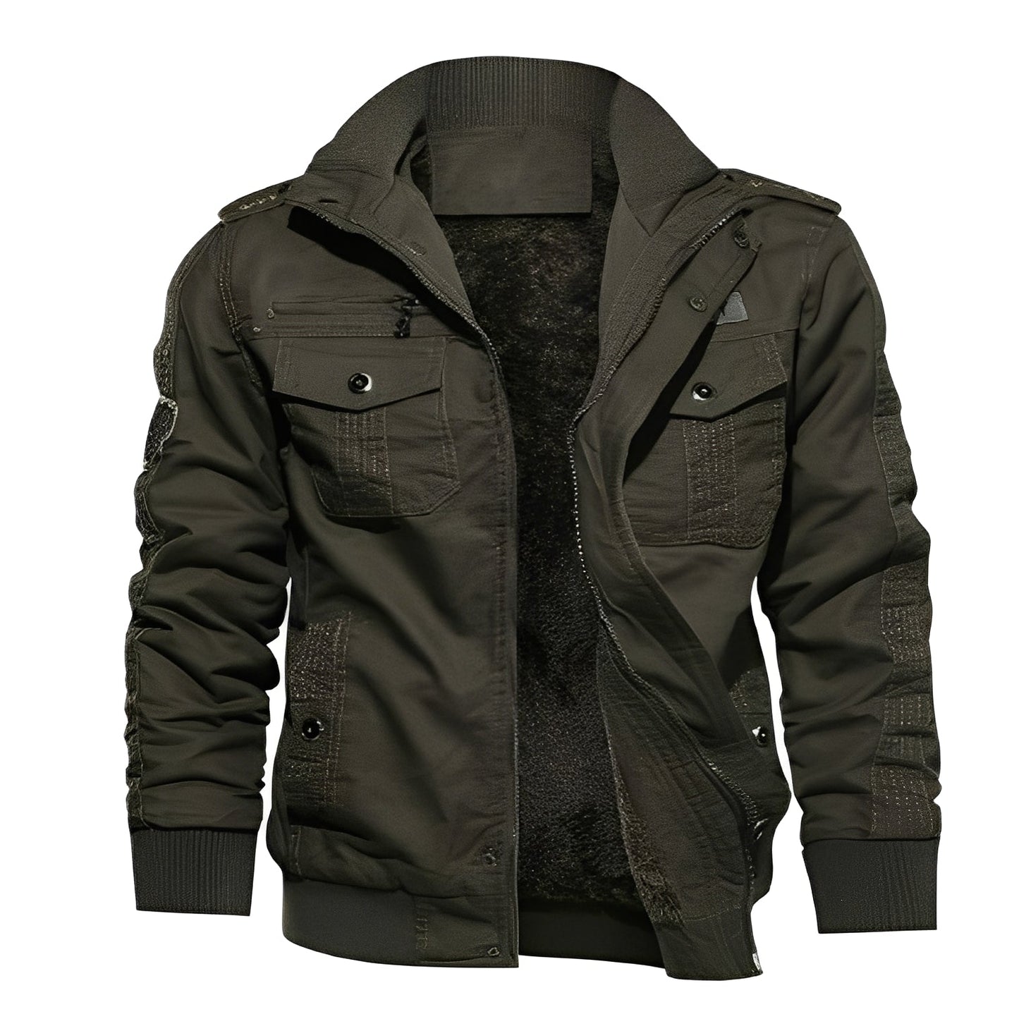 Gary - Coole Herren-Fleecejacke mit Taschen