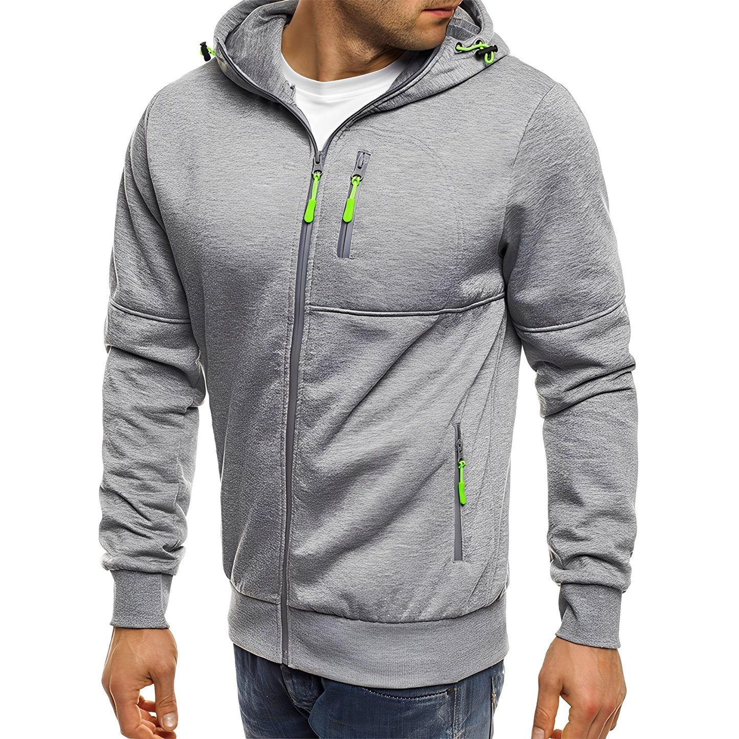 Lowell - Bequeme, modische Männerjacke mit Kapuze